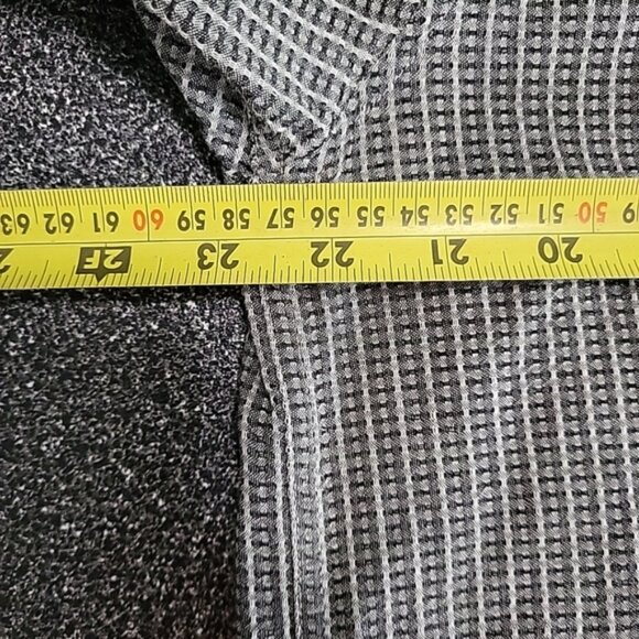 Mondo di Marco Men's Shirt Size L Gray Patterned Button-Up Long Sleeve - Picture 10 of 12